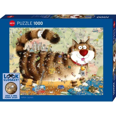 Heye 30067 - Look Closely! - At the Cat - 1000 db-os puzzle