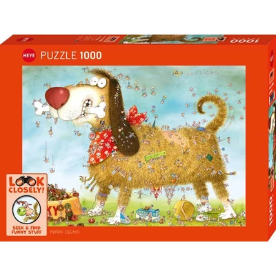 Heye 30066 - Look Closely! - At the Dog - 1000 db-os puzzle
