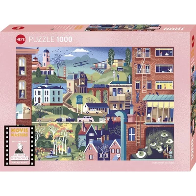 Heye 30029 - Movie Masters - Hitchcock Films - 1000 db-os puzzle