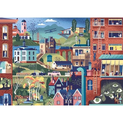 Heye 30029 - Movie Masters - Hitchcock Films - 1000 db-os puzzle