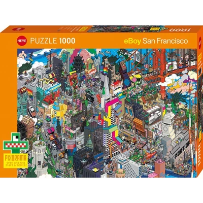 Heye 30055 - Pixorama - San Francisco Quest - 1000 db-os puzzle