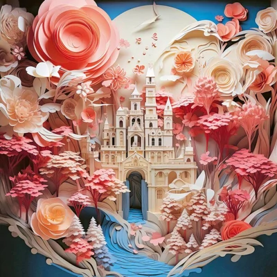 Heye 30073 - Quadrat puzzle - Paper-like - White Castle - 1000 db-os puzzle