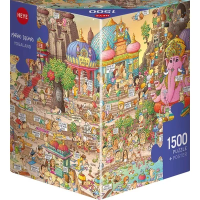 Heye 30047 - Triangular puzzle - Yogaland - 1500 db-os puzzle