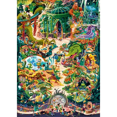 Heye 30088 - Triangular puzzle - Botanic Garden - 2000 db-os puzzle