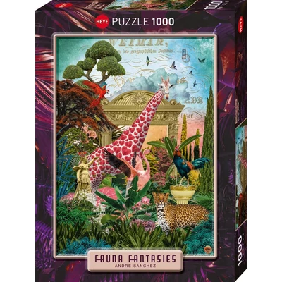 Heye 30100 - Fauna Fantasies - Giraffolove, Sanchez - 1000 db-os puzzle