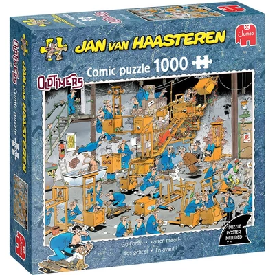 Jumbo 00528 - Jan Van Haasteren - Oldtimers - 1000 db-os puzzle