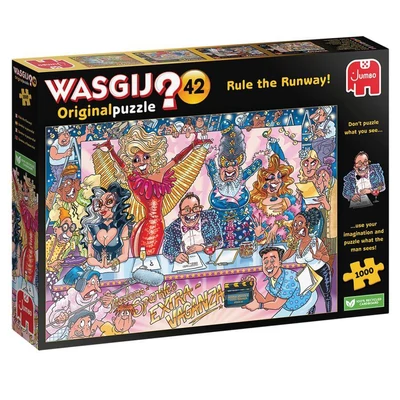 Jumbo 00584 - Wasgij - Rule the Runway! - 1000 db-os puzzle