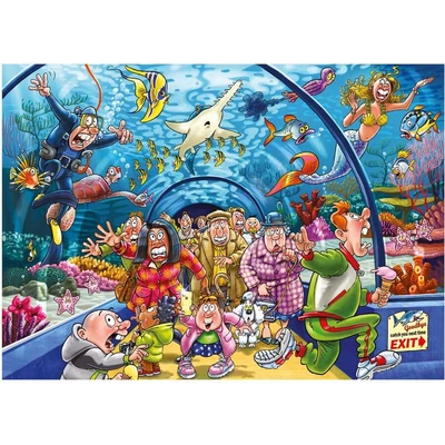 Jumbo 00585 - Wasgij 43 - It smells like fish - 1000 db-os puzzle