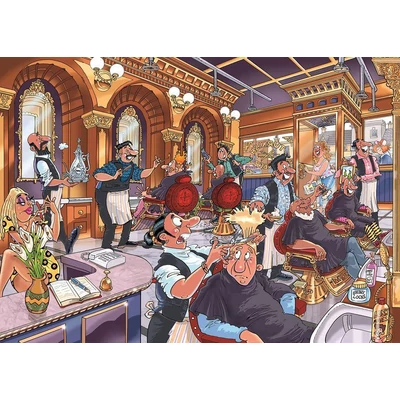 Jumbo 00593 - Wasgij Mystery 27 - A Close Shave! - 1000 db-os puzzle