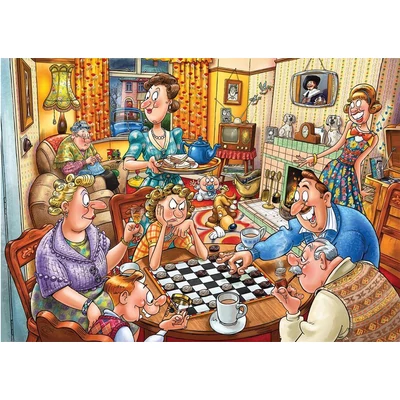 Jumbo 00594 - Wasgij Destiny - Games Night - 1000 db-os puzzle