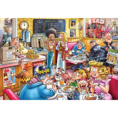 Jumbo 00596 - Wasgij Destiny 27 -Cafe to Latte! - 1000 db-os puzzle