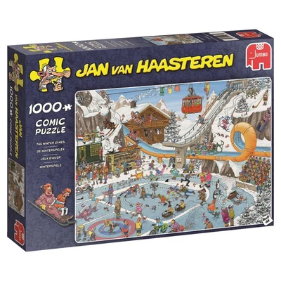 Jumbo 00601 - The Winter Games, Jan van Haasteren - 1000 db-os puzzle