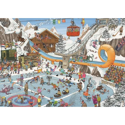 Jumbo 00601 - The Winter Games, Jan van Haasteren - 1000 db-os puzzle