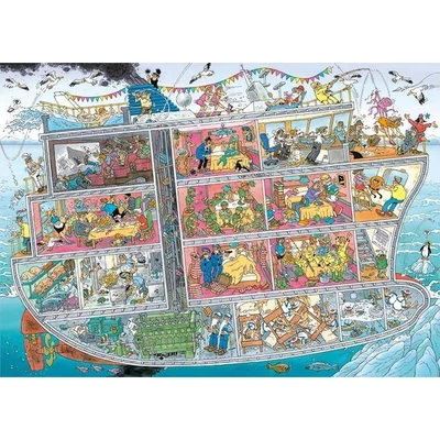 Jumbo 00605 - Jan van Haasteren - Cruise Ship - 1000 db-os puzzle