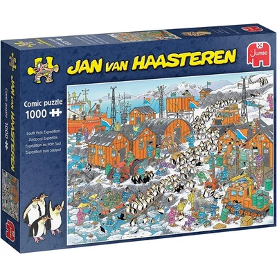 Jumbo 00607 - South Pole Expedition, Jan van Haasteren - 1000 db-os puzzle