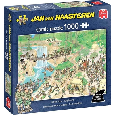 Jumbo 00622 - Jan van Haasteren - Jungle Tour - 1000 db-os puzzle