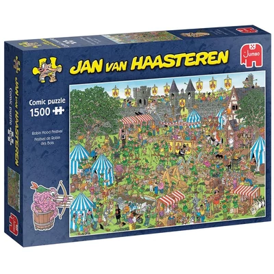 Jumbo 00637 - Robin Hood Festival, Jan van Haasteren - 1500 db-os puzzle