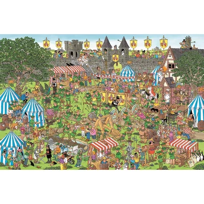 Jumbo 00637 - Robin Hood Festival, Jan van Haasteren - 1500 db-os puzzle