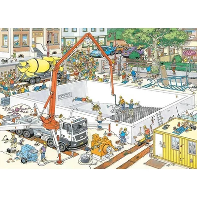 Jumbo 20037 - Jan van Haasteren - Almost Ready? - 1000 db-os puzzle
