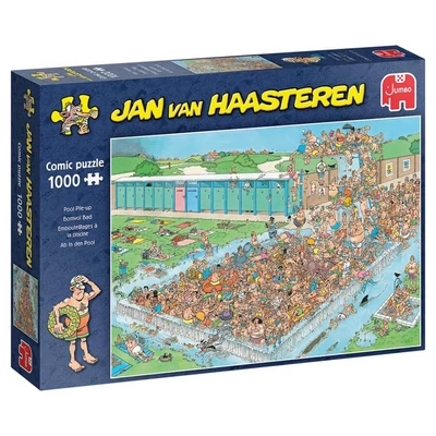 Jumbo 20039 - Jan van Haasteren - Pool Pile-up - 1000 db-os puzzle