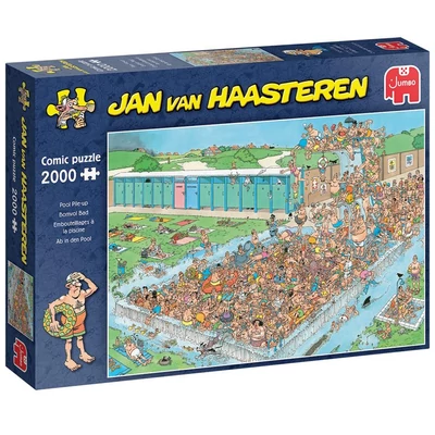 Jumbo 20040 - Pool Pile-Up, Jan van Haasteren - 2000 db-os puzzle