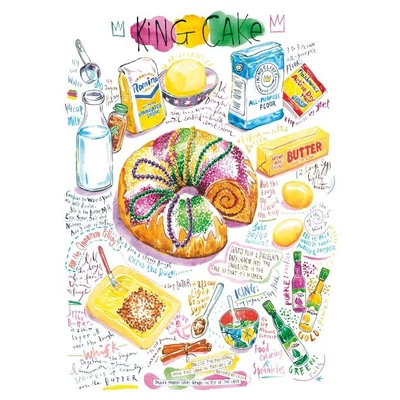 Magnolia 3310 - King Cake - 1000 db-os puzzle