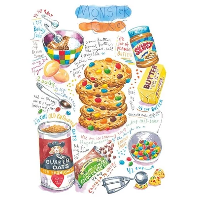 Magnolia 3311 - Monster Cookies - 1000 db-os puzzle