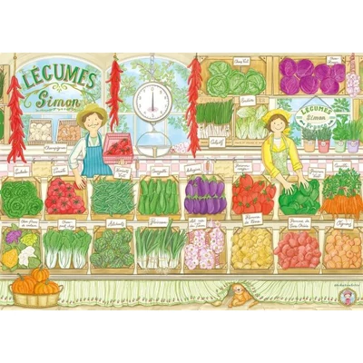Magnolia 3484 - Simon&#039;s Greengrocer - 1000 db-os puzzle