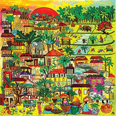Magnolia 4105 - Life in Asia - 1023 db-os puzzle