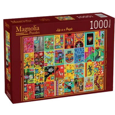 Magnolia 4108 - Popart Mosaic - 1000 db-os puzzle
