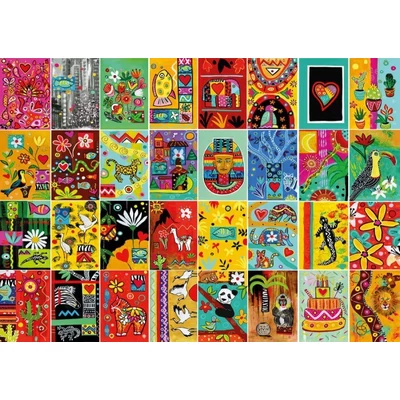 Magnolia 4108 - Popart Mosaic - 1000 db-os puzzle