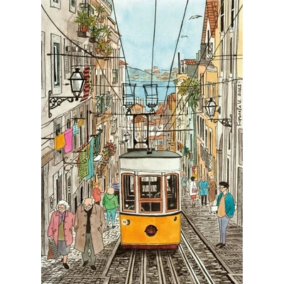 Magnolia 7001 - Lisbon - 1000 db-os puzzle