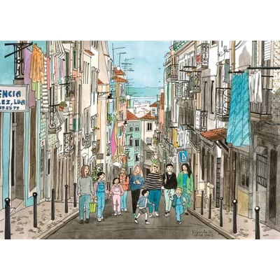 Magnolia 7006 - Walk in Lisbon - 1000 db-os puzzle