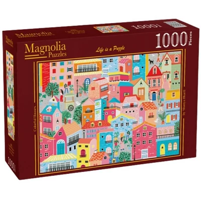 Magnolia 9101 - Colorful Houses - 1000 db-os puzzle