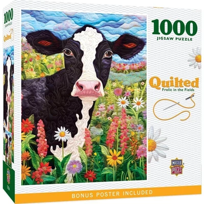 MasterPieces 72450 - Quilted - Frolic in the Fields - 1000 db-os puzzle