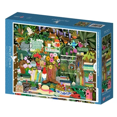 Pieces &amp; Peace 0227 - A Gardener&#039;s Library - 1500 db-os puzzle