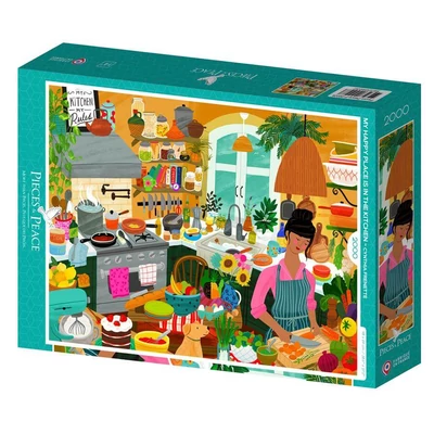 Pieces &amp; Peace 0228 - My Happy Place is in the Kitchen - 2000 db-os puzzle