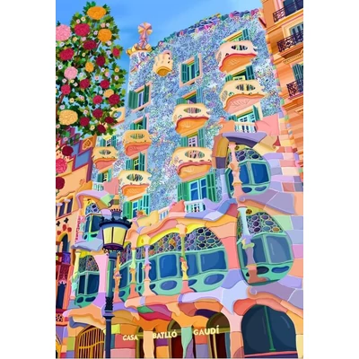 Pieces &amp;amp; Peace 0229 - Beautiful Barcelona - 1000 db-os puzzle