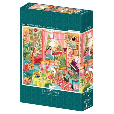 Pieces &amp; Peace 0232 - Balcony Music Room - 1000 db-os puzzle