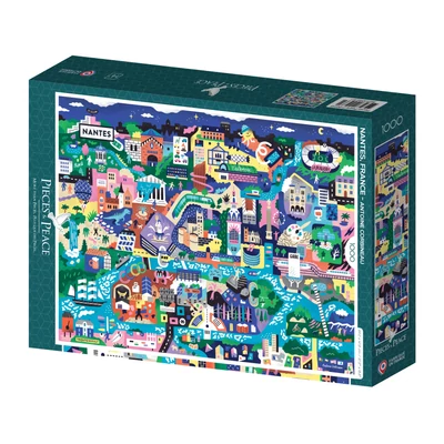 Pieces &amp;amp; Peace 0233 - Nantes, France - 1000 db-os puzzle