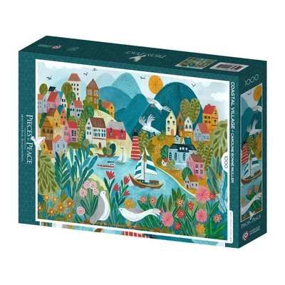 Pieces &amp;amp; Peace 0211 - Coastal Village - 1000 db-os puzzle