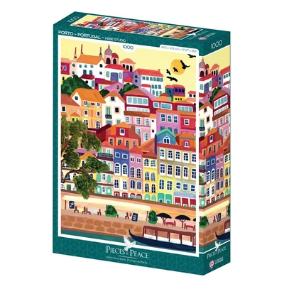 Pieces &amp; Peace 0182 - Porto - Portugal - 1000 db-os puzzle
