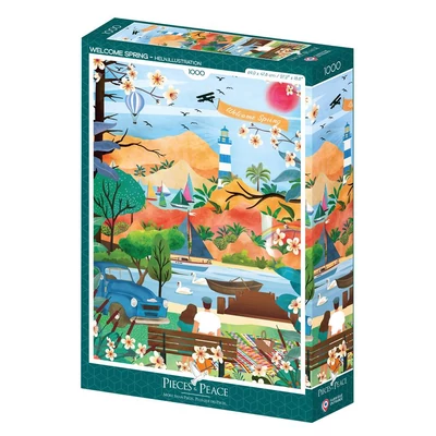 Pieces &amp;amp; Peace 0181 - Welcome Spring - 1000 db-os puzzle