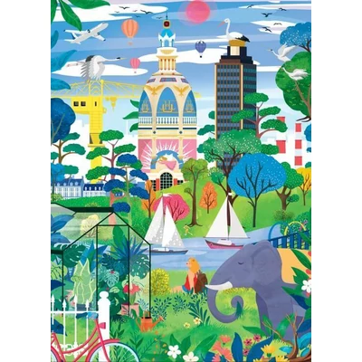 Pieces &amp;amp; Peace 0214 - Nantes Fantastique - 1500 db-os puzzle