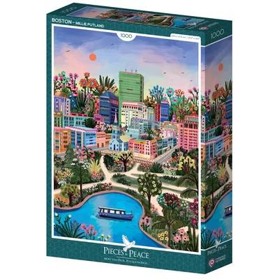 Pieces &amp; Peace 0235 - Boston - 1000 db-os puzzle