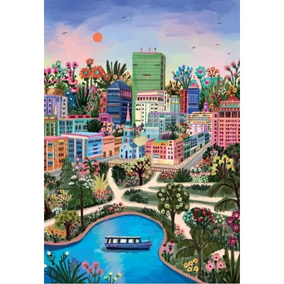 Pieces &amp; Peace 0235 - Boston - 1000 db-os puzzle