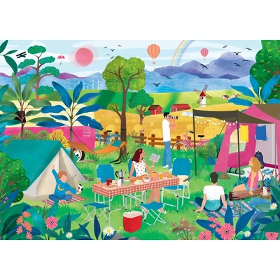 Pieces &amp; Peace 0237 - Summer Camping - 1500 db-os puzzle