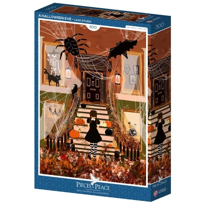 Pieces &amp;amp; Peace 0246 - A Halloween Eve - 500 db-os puzzle