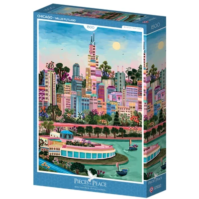 Pieces &amp; Peace 0252 - Chicago - 1500 db-os puzzle