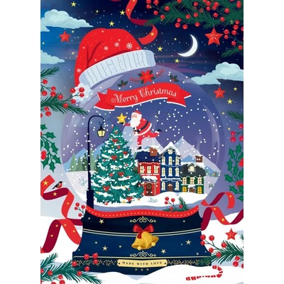 Pieces &amp;amp; Peace 0254 - Santa&#039;s Snowy Village - 500 db-os puzzle